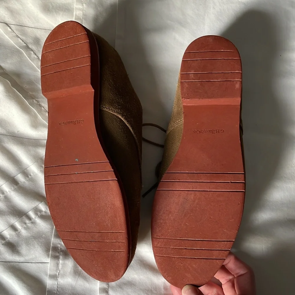 G. H. Bass & Co. suede leather Oxford shoes - Picture 6 of 7